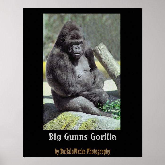 Big Gunns Gorilla Poster