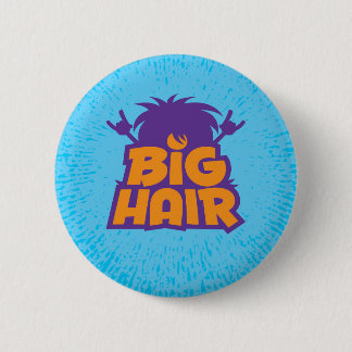 Big Hair Band Logo Button