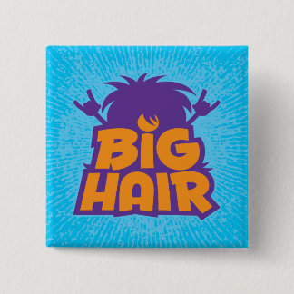 Big Hair Band Logo Button