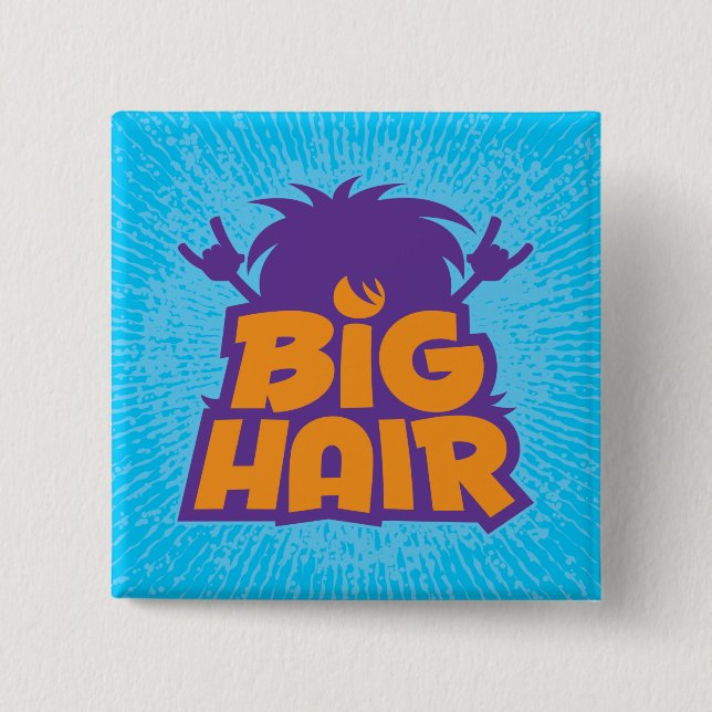 Big Hair Band Logo Button (Front)
