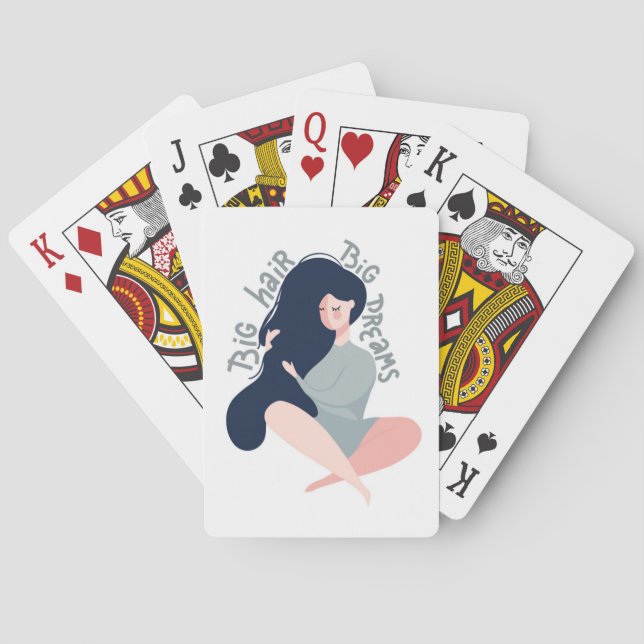 Big Hair Big Dreams Poker Cards (Back)