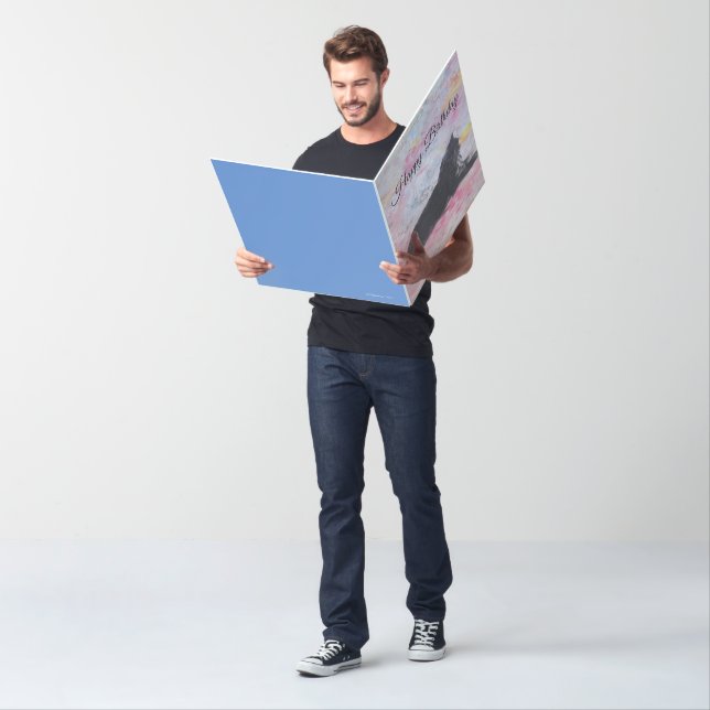 Big Happy Birthday Blank Inside Card (In Situ)