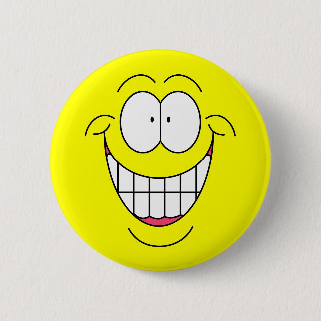 Big Happy Face Button (Front)