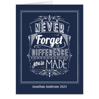 Big Happy Retirement Never Forget Card