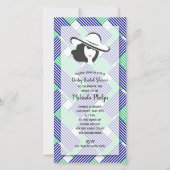 Big Hat Derby Bridal Shower Invitations (Front)