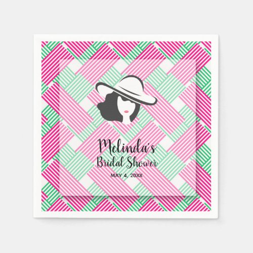 Big Hat Derby Bridal Shower Napkins