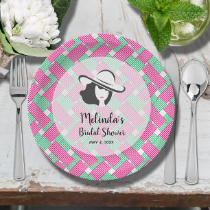 Big Hat Derby Bridal Shower Paper Plates