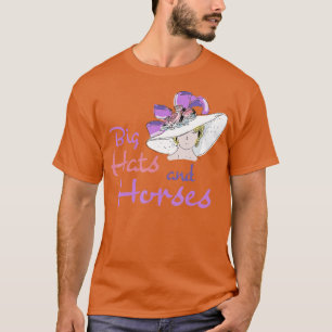 Big Hats and Horses Derby Day Kentucky 20222023 De T-Shirt