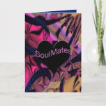 &quot;big Heart&quot; Abstract Soul Mate Greeting Card.* Card at Zazzle