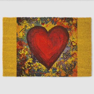 Big Heart Coir Mat