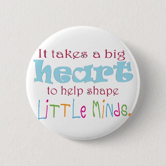 Big Heart: Counselor:Mentor:Teacher Button (Front)