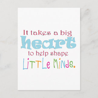 Big Heart: Counselor:Mentor:Teacher Postcard