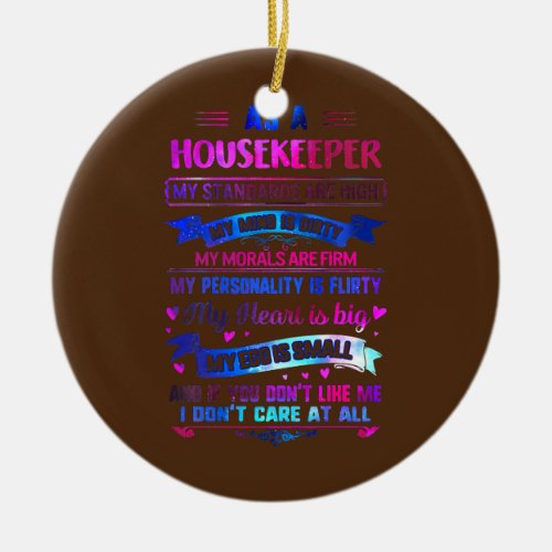 Big Heart Direct Support Person Housekeeper Life Ceramic Ornament