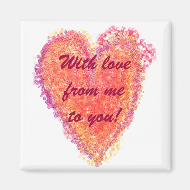 Big heart magnet (Front)