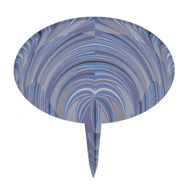 Big Heart Seamless Design Cake Topper (Front)