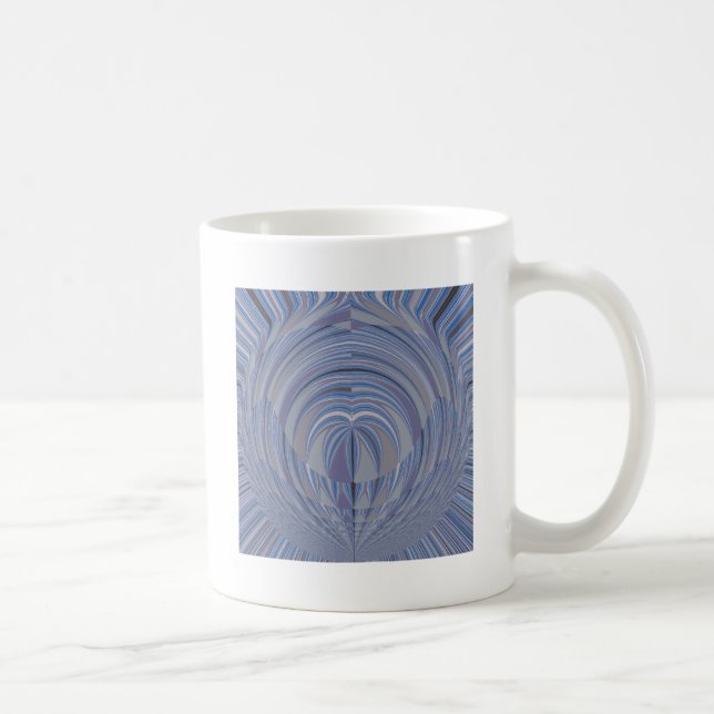 Big Heart Seamless Design Coffee Mug (Right)