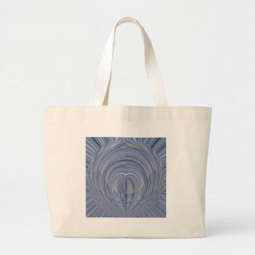 Big Heart Seamless Design Large Tote Bag