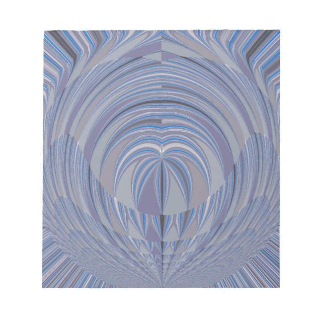 Big Heart Seamless Design Notepad (Front)