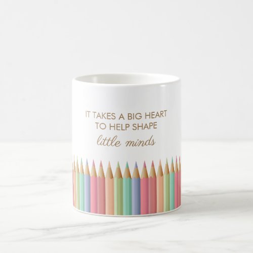 Big Heart Teacher Educator Mug