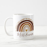 Modern Trendy Girly Quote on Two-Tone Coffee Mug