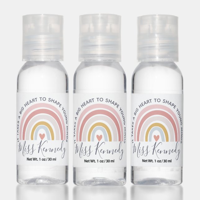 Big Heart to Shape Young Minds Teacher Hand Sanitizer (Set)