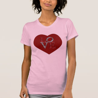 Big heart with sparkling LOVE! T-Shirt