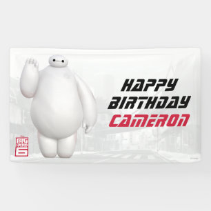 Big Hero 6 Baymax Birthday Banner