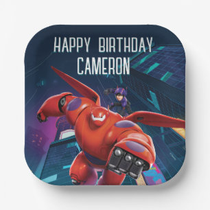 Big Hero 6 Baymax Birthday Paper Plates