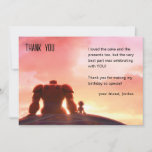Big Hero 6 Baymax Birthday Thank You Card
