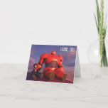 Big Hero 6 Baymax Birthday Thank You Card