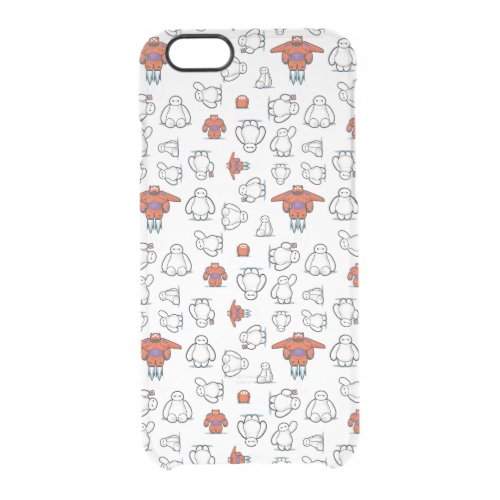 Big Hero 6  Baymax Suit Pattern Clear iPhone 66S Case