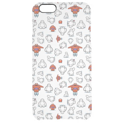 Big Hero 6  Baymax Suit Pattern Clear iPhone 6 Plus Case