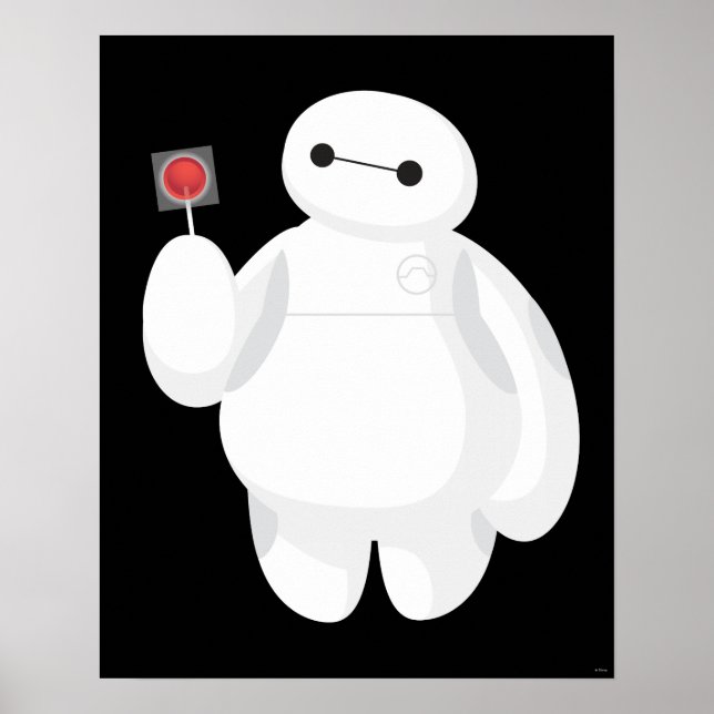 Big Hero 6 | Baymax with Lollipop Poster (Front)