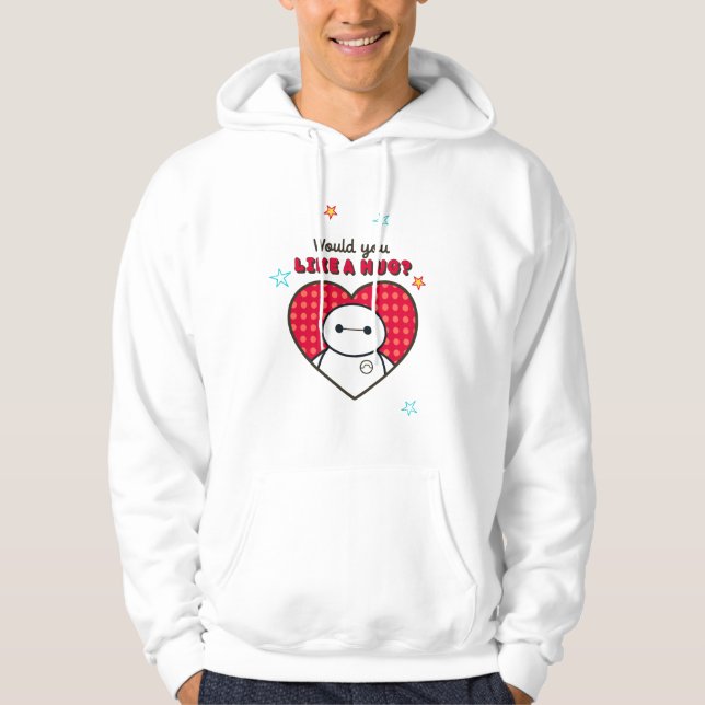 Big Hero 6 | Baymax - Would You Like a Hug? Hoodie (Front)