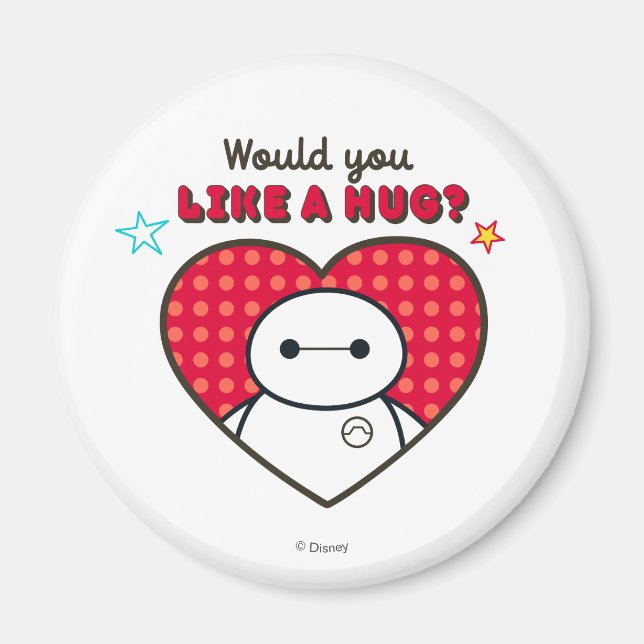 Big Hero 6 | Baymax - Would You Like a Hug? Magnet (Front)