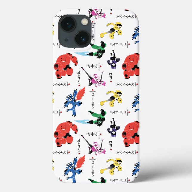 Big Hero 6 Fighting Pattern Case-Mate iPhone Case (Back)