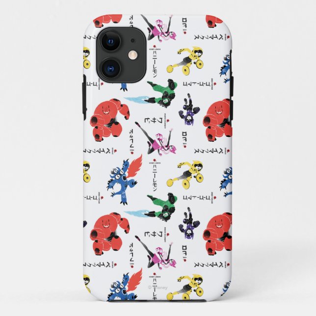 Big Hero 6 Fighting Pattern Case-Mate iPhone Case (Back)