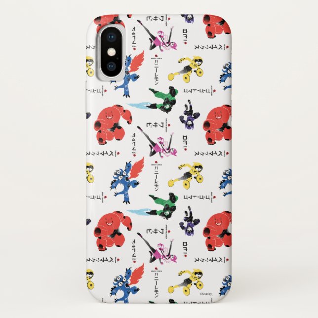 Big Hero 6 Fighting Pattern Case-Mate iPhone Case (Back)