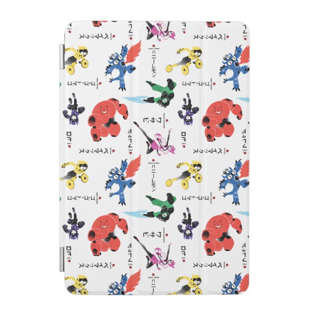 Big Hero 6 Fighting Pattern iPad Mini Cover (Front)