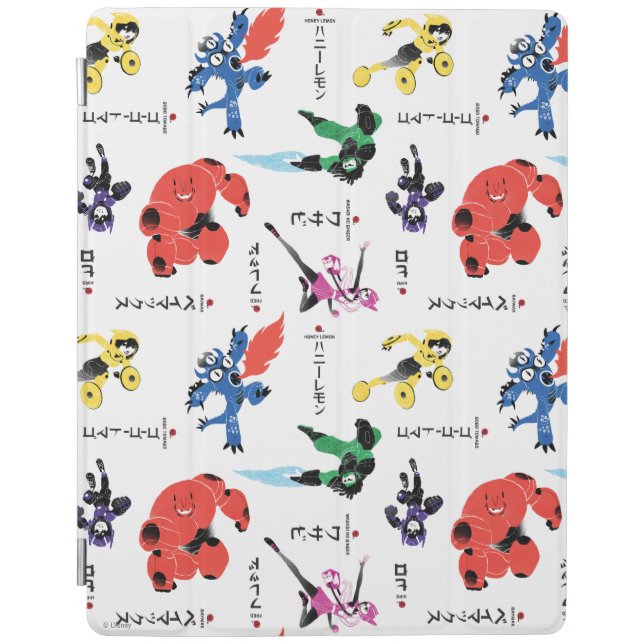Big Hero 6 Fighting Pattern iPad Smart Cover (Front)