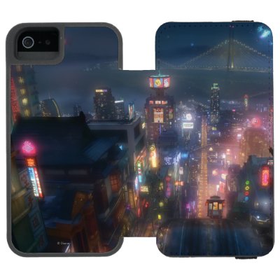 Big Hero 6 Night Sky iPhone SE/5/5s Wallet Case