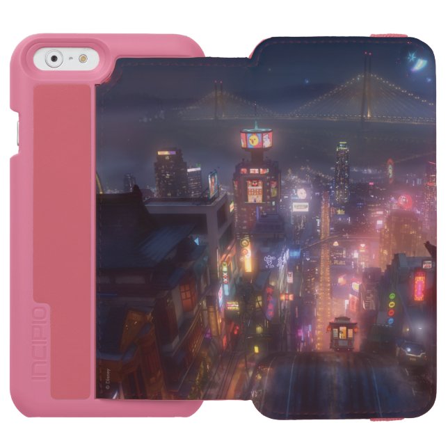Big Hero 6 Night Sky Incipio iPhone Wallet Case (Folio Open)