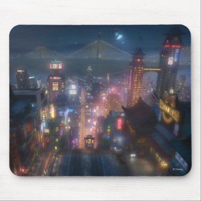 Big Hero 6 Night Sky Mouse Pad