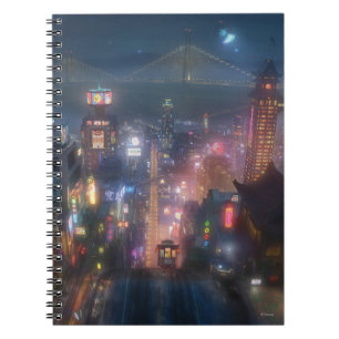Big Hero 6 Night Sky Notebook