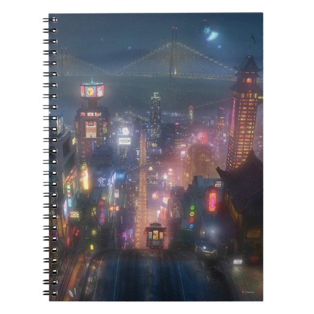 Big Hero 6 Night Sky Notebook (Front)