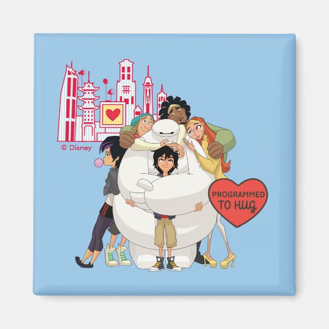 Big Hero 6 | Programmed to Hug Valentine Magnet (Front)