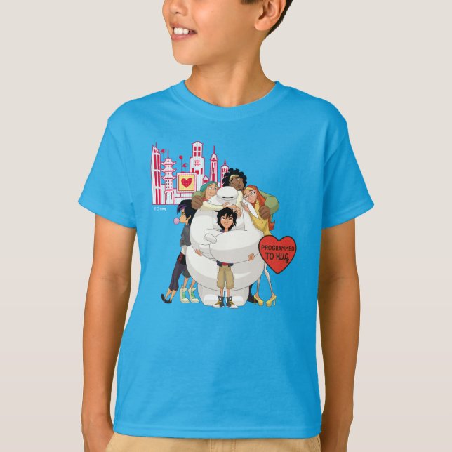 Big Hero 6 | Programmed to Hug Valentine T-Shirt (Front)