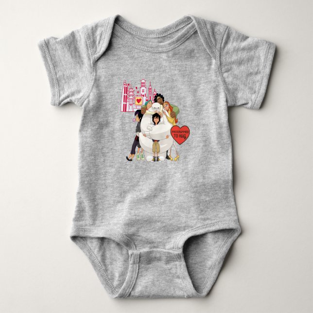 Big Hero 6 | Programmed to Hug Valentine T-Shirt (Front)