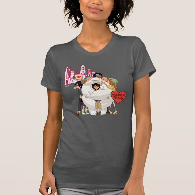 Big Hero 6 | Programmed to Hug Valentine T-Shirt (Front)