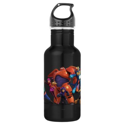 Big Hero 6 Superheros 2 Stainless Steel Water Bottle
